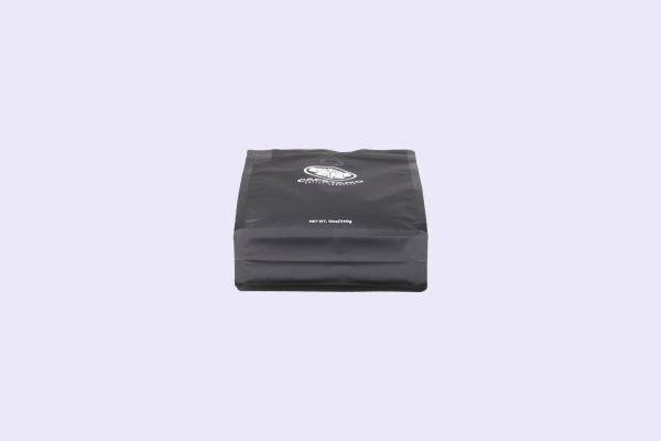 matte block bottom plastic bags
