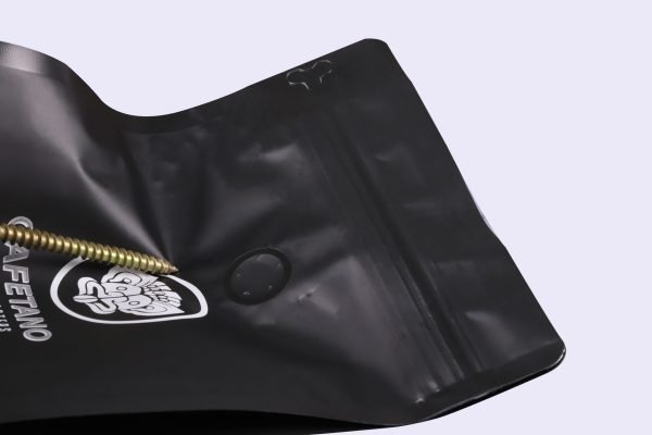 matte block bottom plastic bags