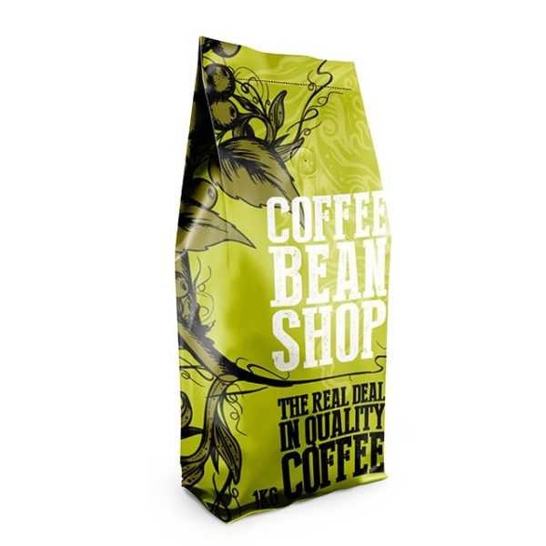 side gusset coffee bags with valve