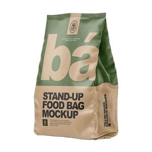 aluminum laminated kraft gusseted reclosable bags