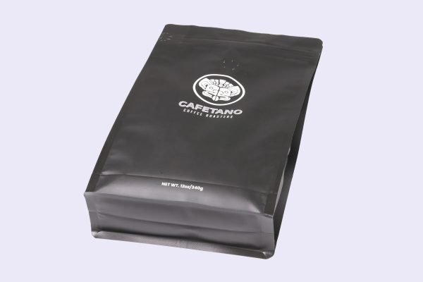 matte block bottom plastic bags
