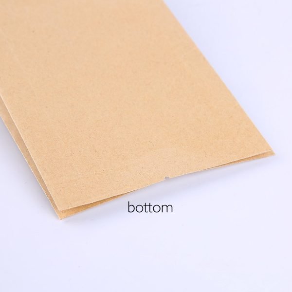 brown kraft side gusset pouches