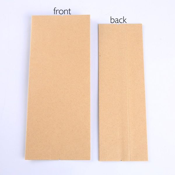 brown kraft side gusset pouches