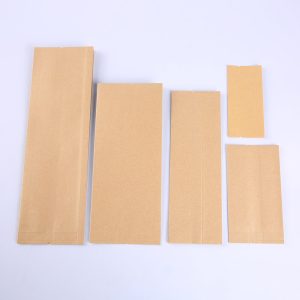brown kraft side gusset pouches
