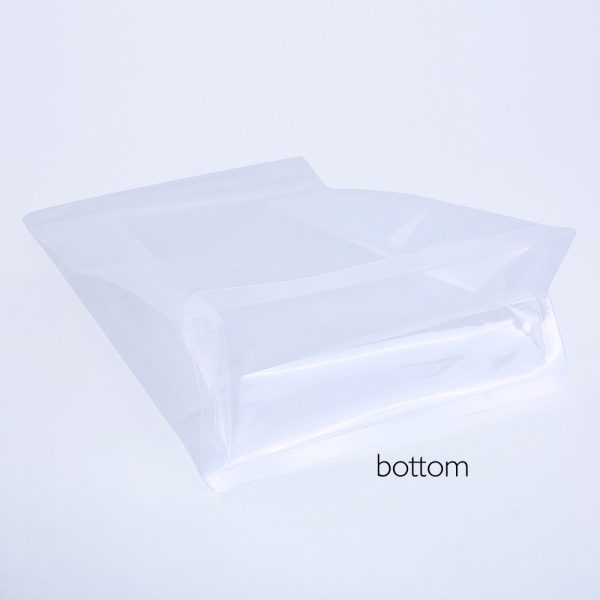 clear bottom gusseted poly bags