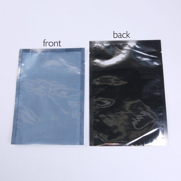 clear foil 3 side seal bag