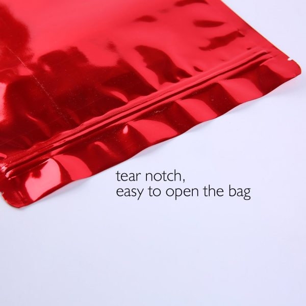 colored aluminum ziplock bags