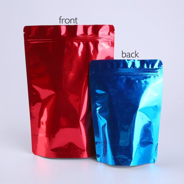 colored aluminum ziplock bags