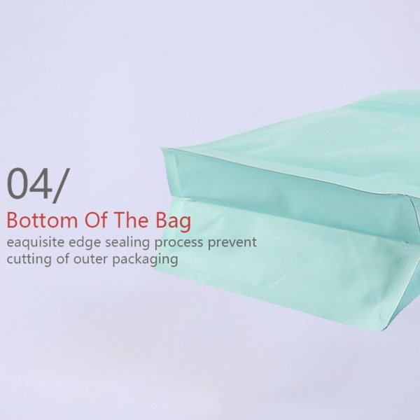 gusseted coffee bags with valve and side zipper