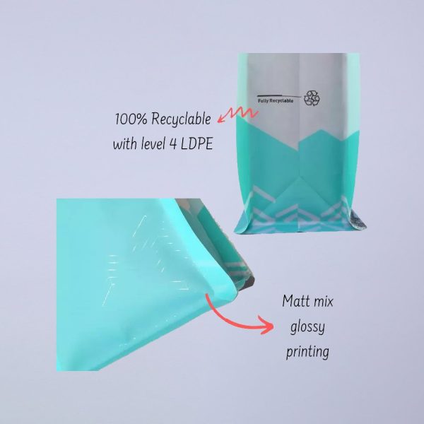 matte bottom gusset coffee bags
