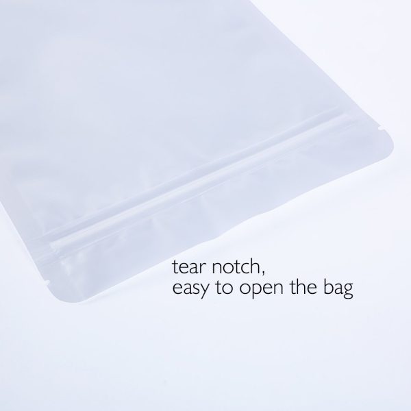 matte flat ziplock bags