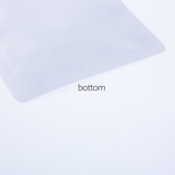 matte flat ziplock bags