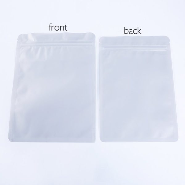 matte flat ziplock bags