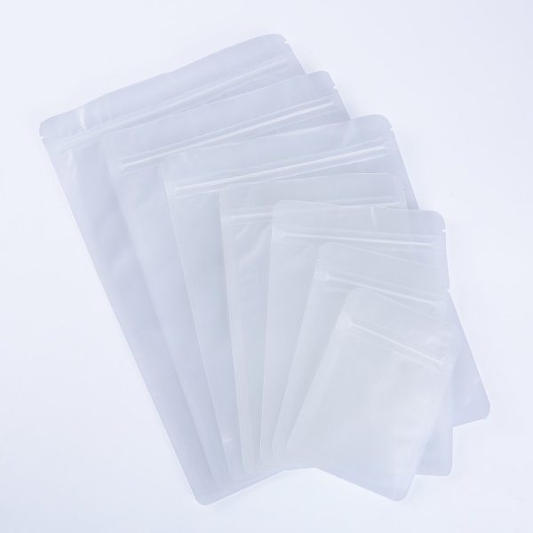 matte flat ziplock bags