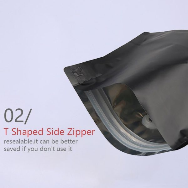 metalized diamond shaped coffee bag with valve