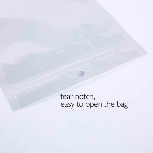 pearlescent film self sealing bag