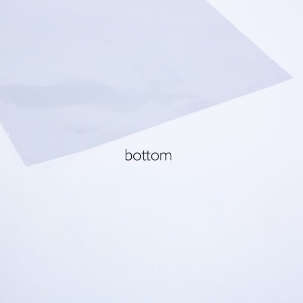 plastic 3 side seal flat pouch