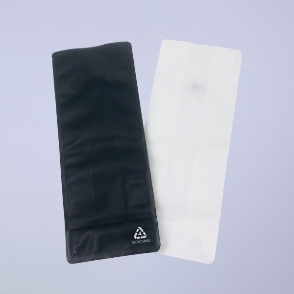 recyclable flat bottom coffee bags