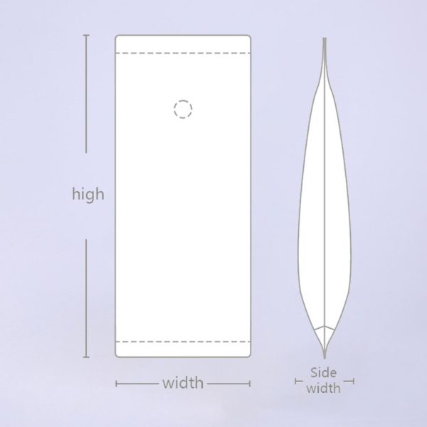 side gusset coffee bags with valve