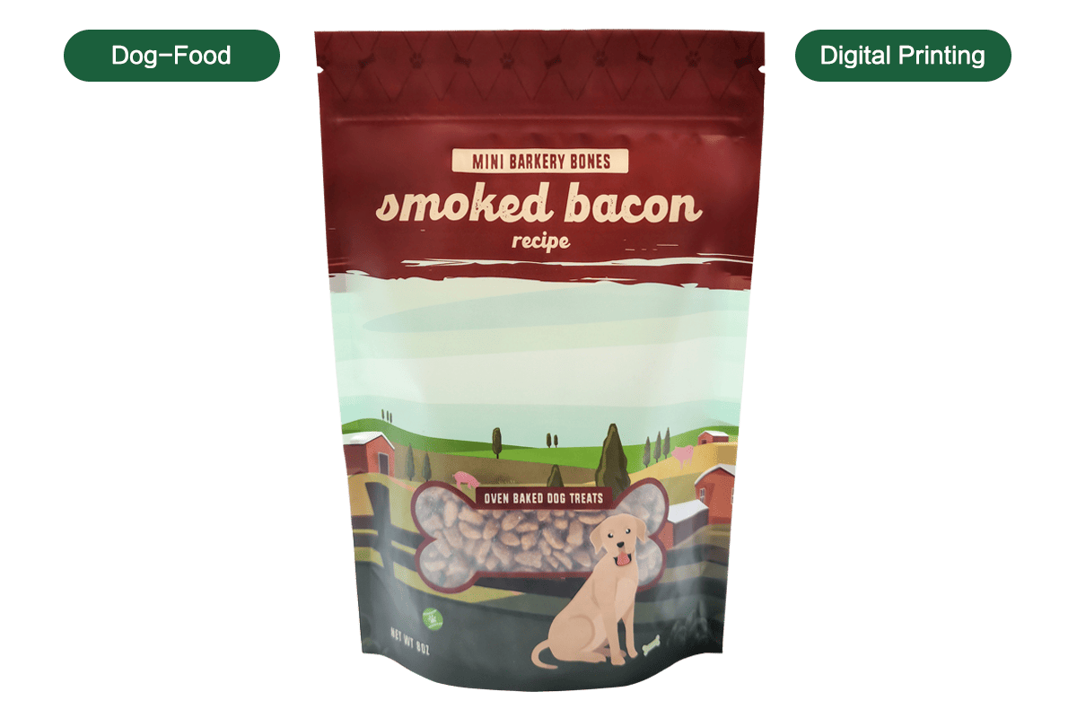 dog food stand up pouch digital printing