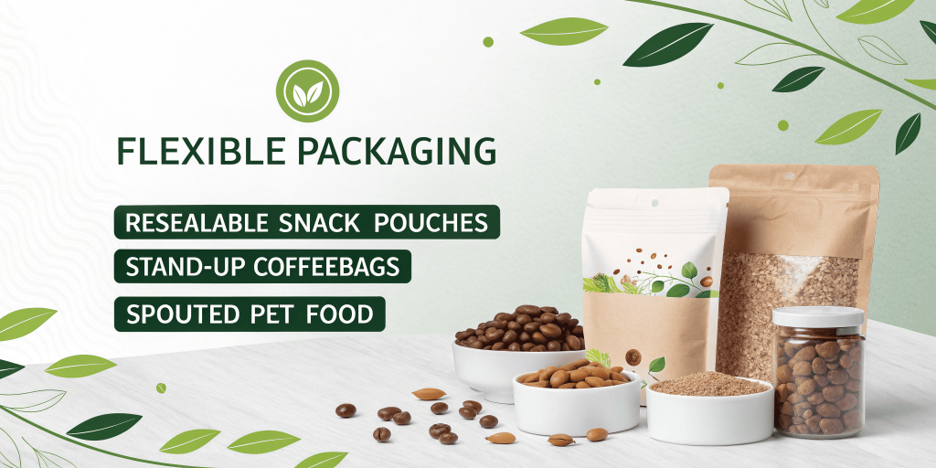 why is flexible packaging commonly used for food storage