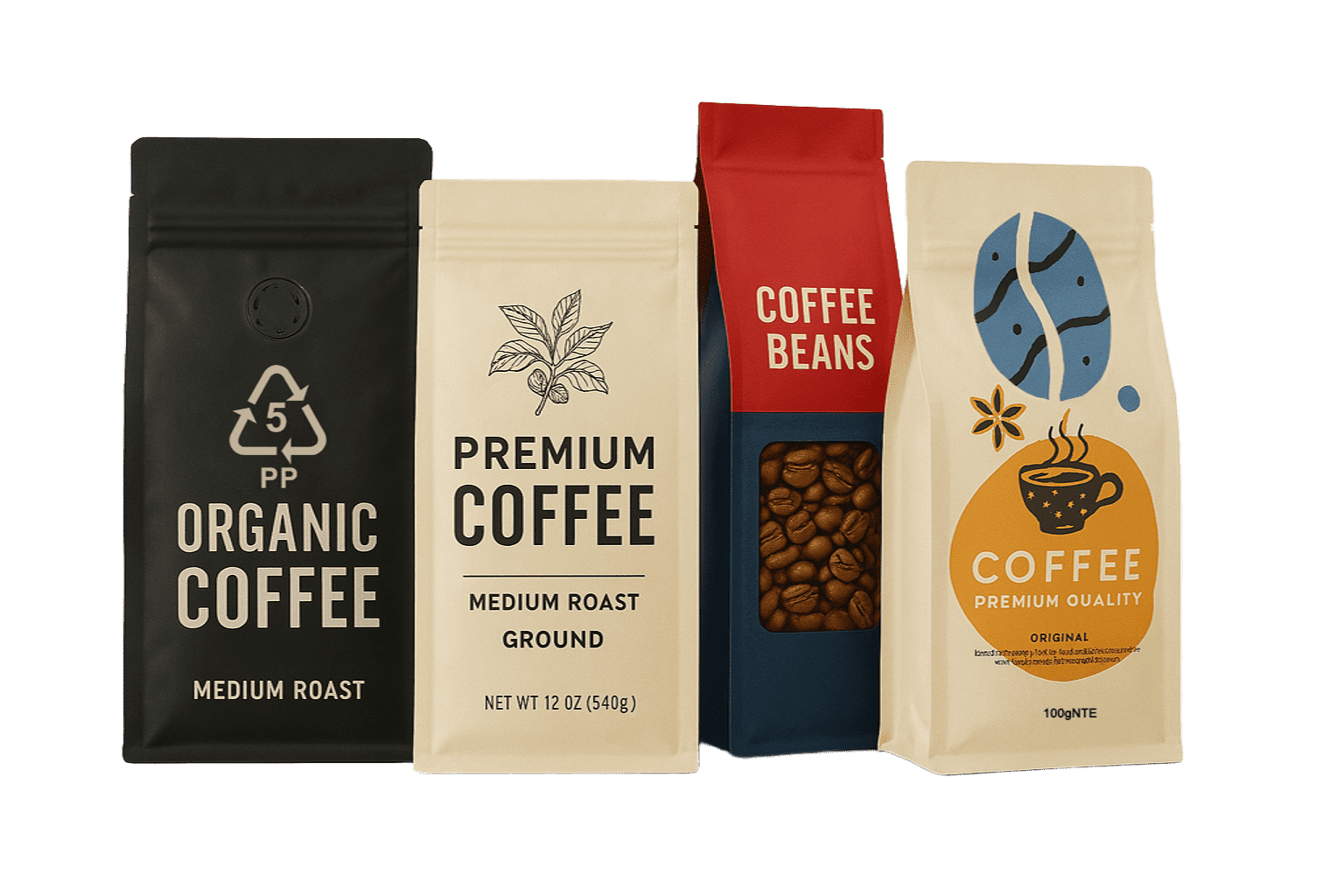 custom printed coffee bag