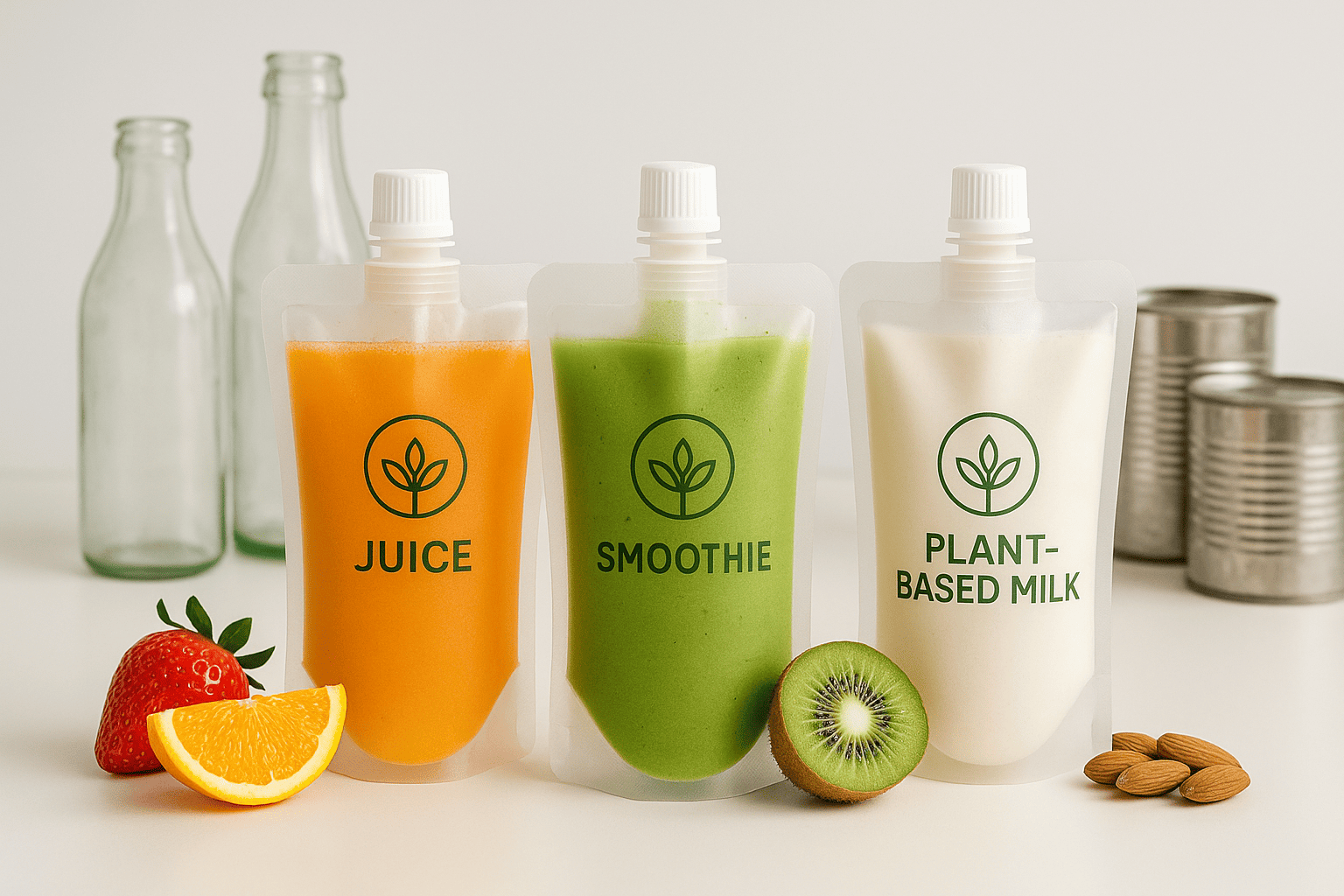 spout pouches for food and beverage packaging