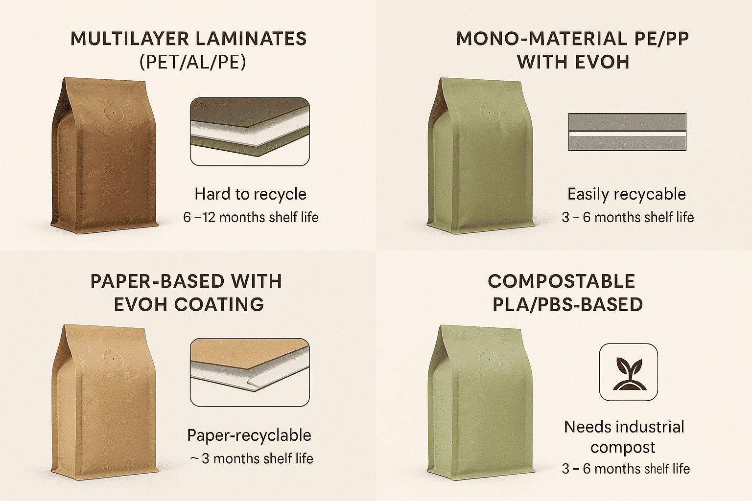 Coffee Packaging Sustainability Options