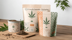 eco-friendly cannabis packaging with natural materials