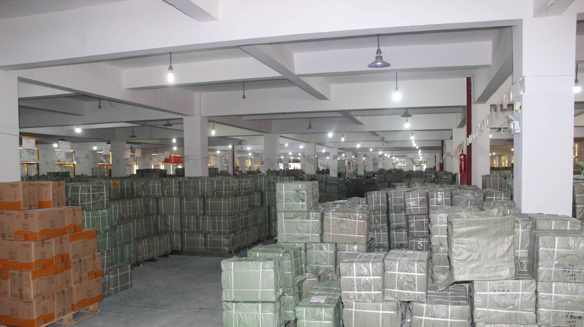 Warehouse showing years of experience