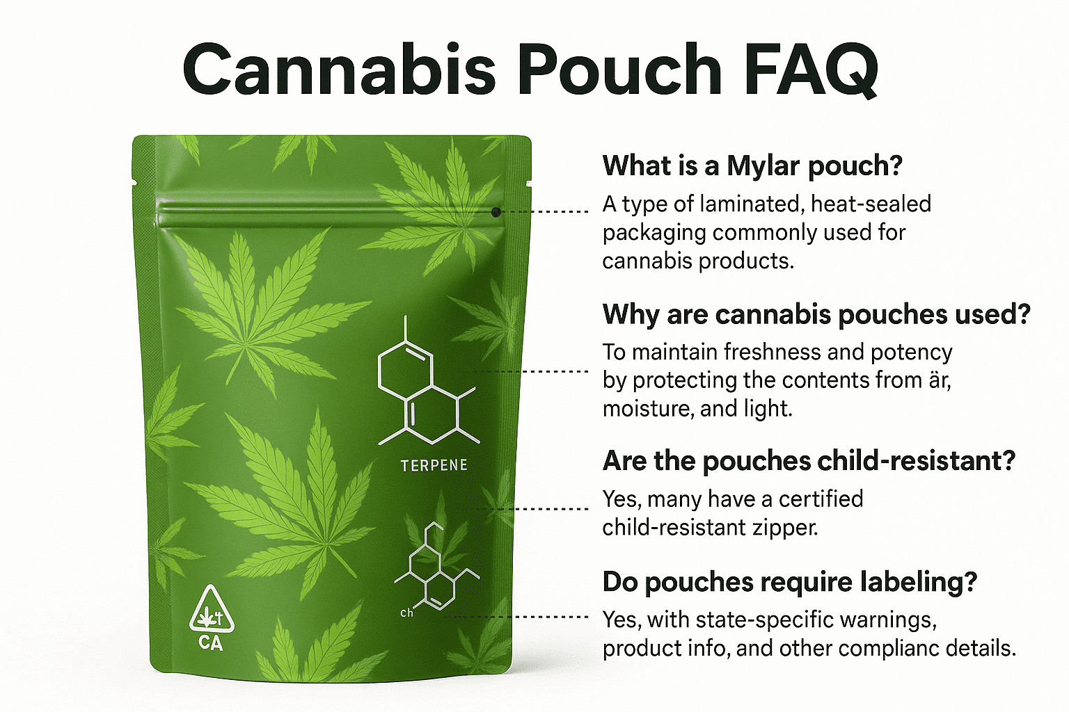 cannabis pouch faq