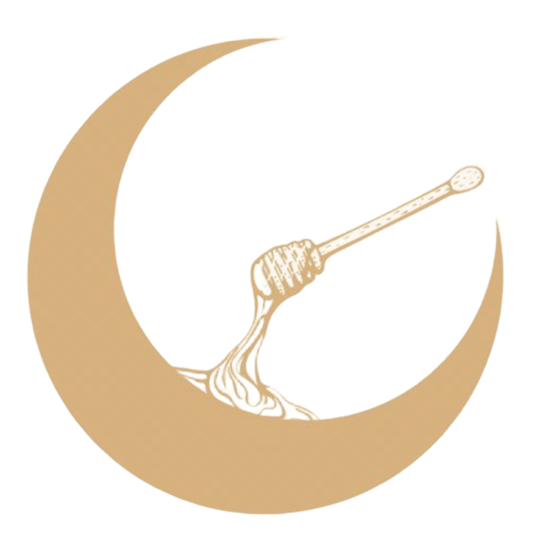 honey + moon coffee packaging