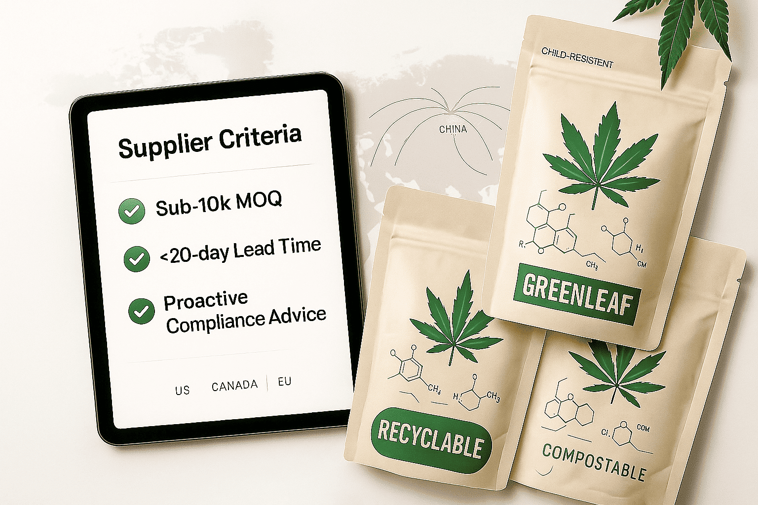 cannabis packaging supplier checklist