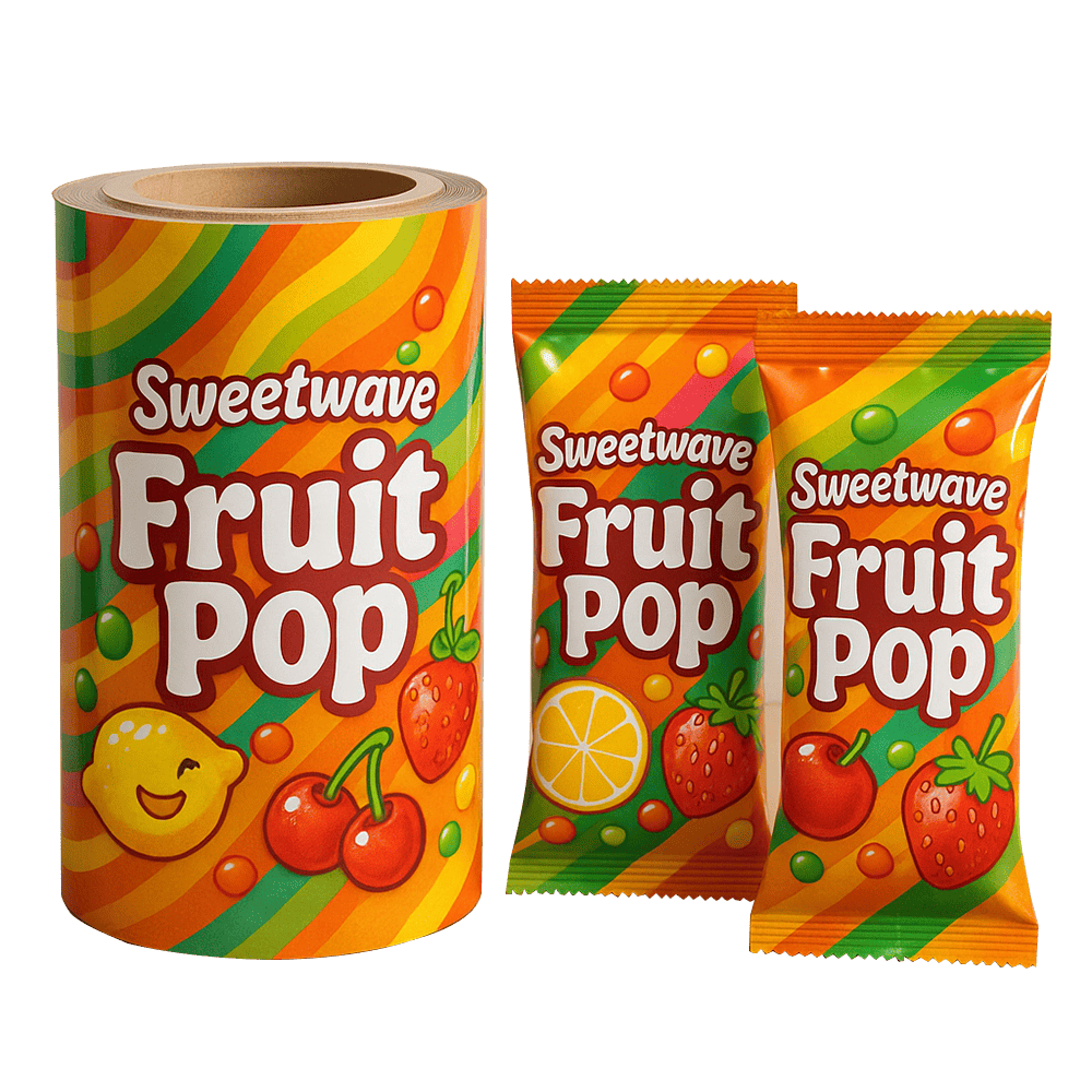 rollstock packaging for candy