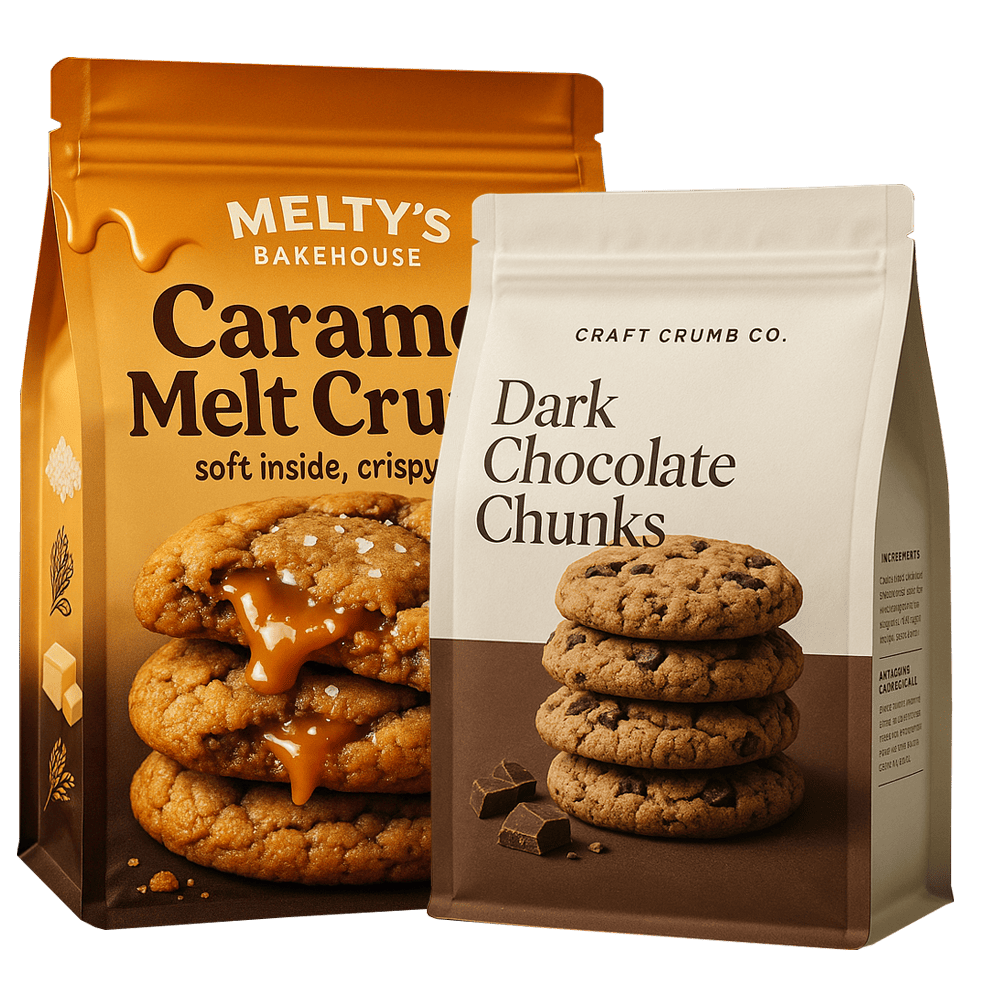 flat bottom cookie bags