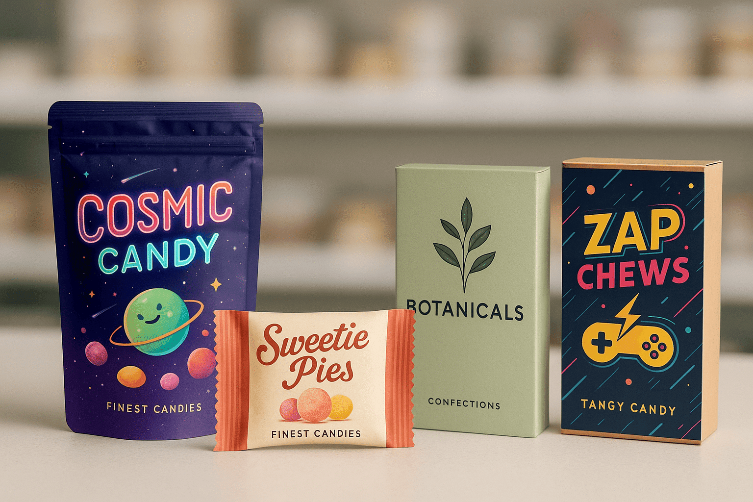 candy packaging design