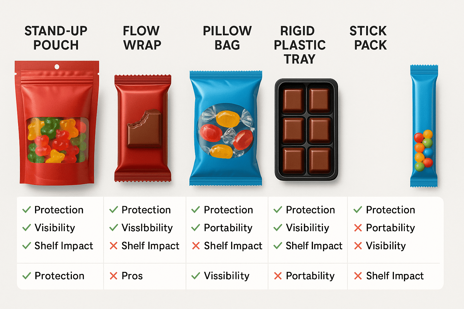 candy packaging formats