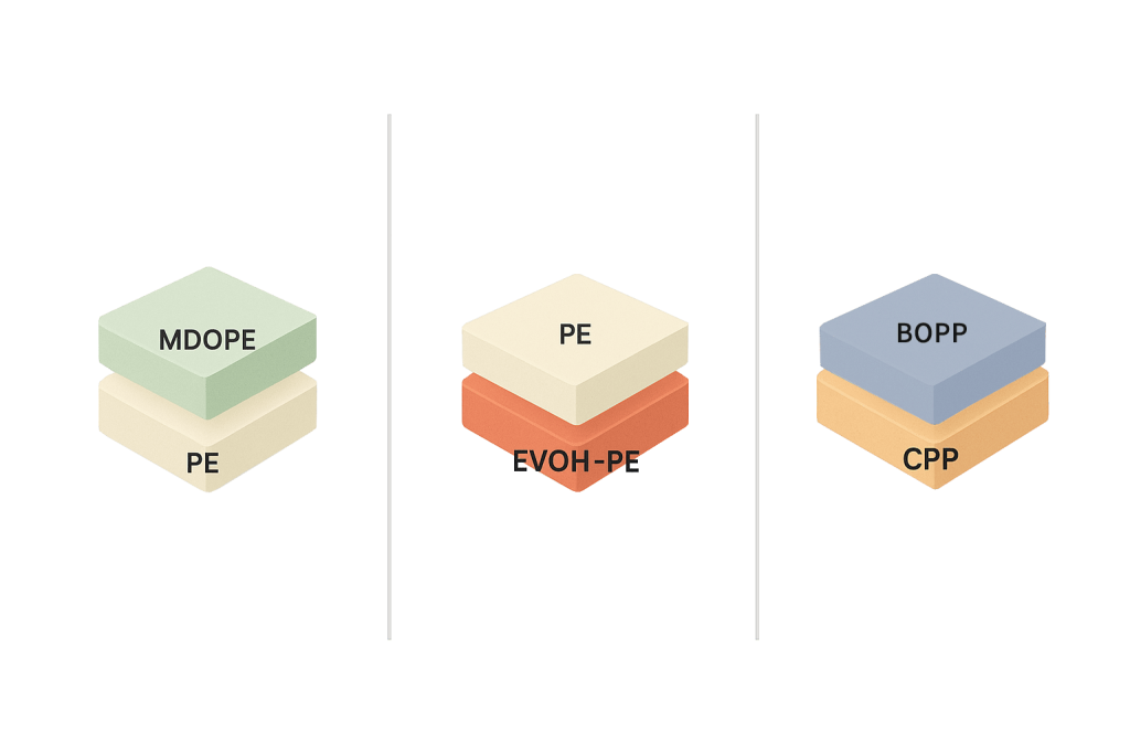 Recyclable Mono PE/PP Films for Dry Food Packaging