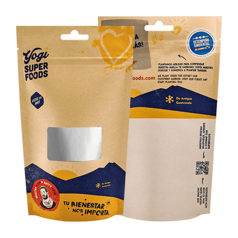 Custom Stand-Up Pouch – eco friendly food packaging