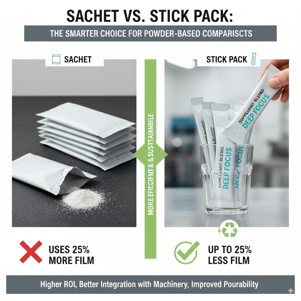 sachet vs stick pack packaging comparison