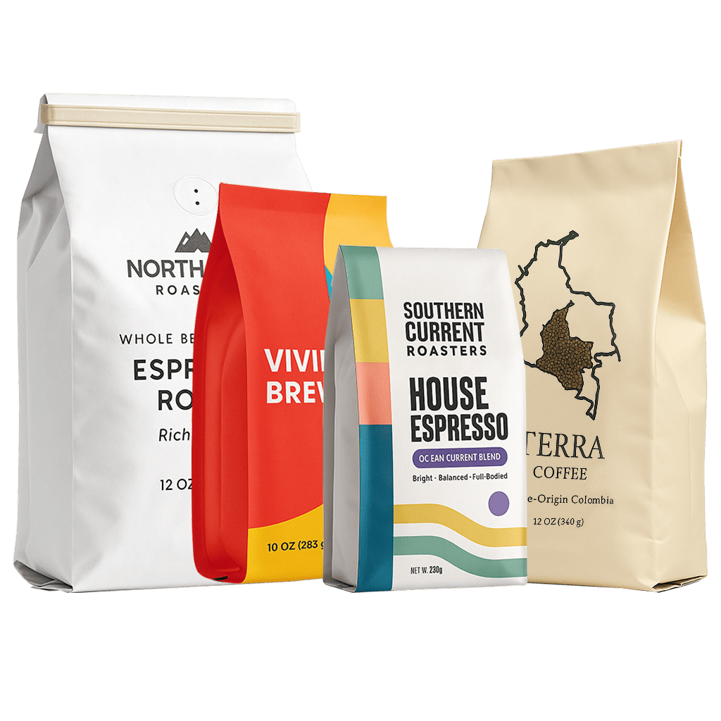 side gusset coffee pouch