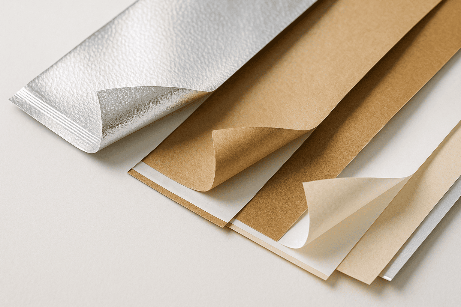 different coffee bag materials and structures