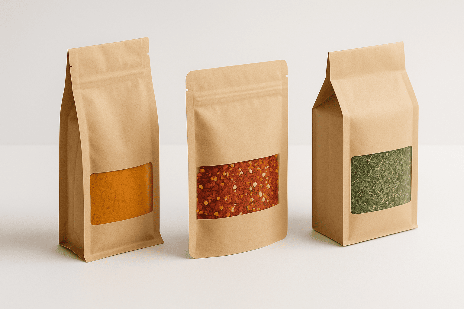 Different flexible packaging bag styles