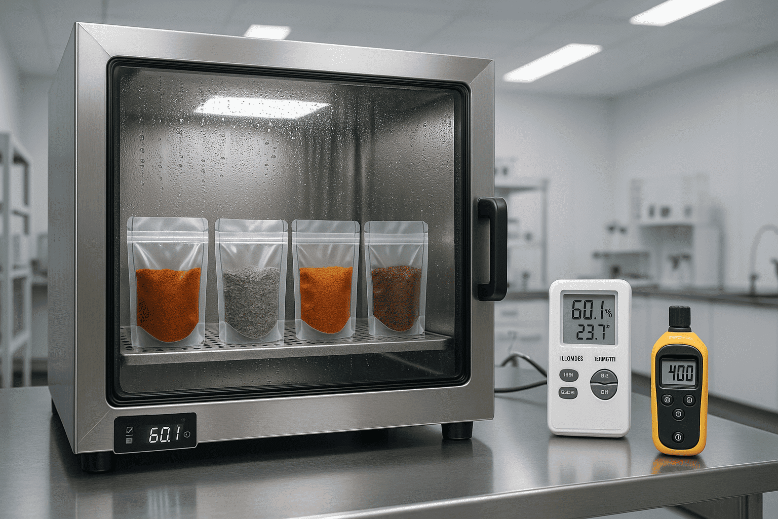 Spice packaging testing in humid conditions