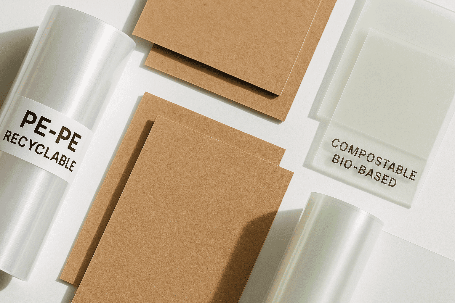 Sustainable packaging materials for digital printing