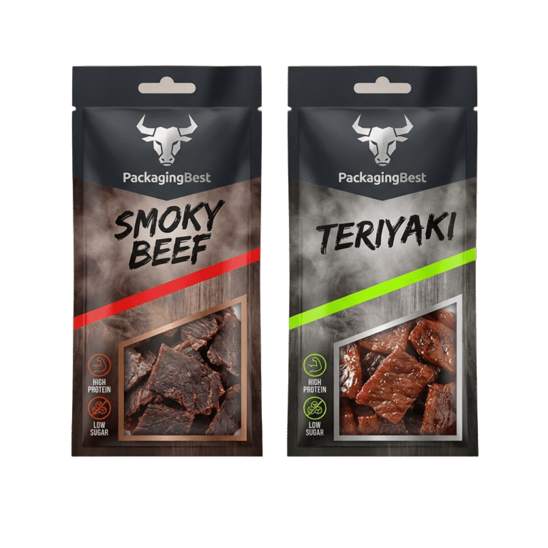 custom beef jerky packaging