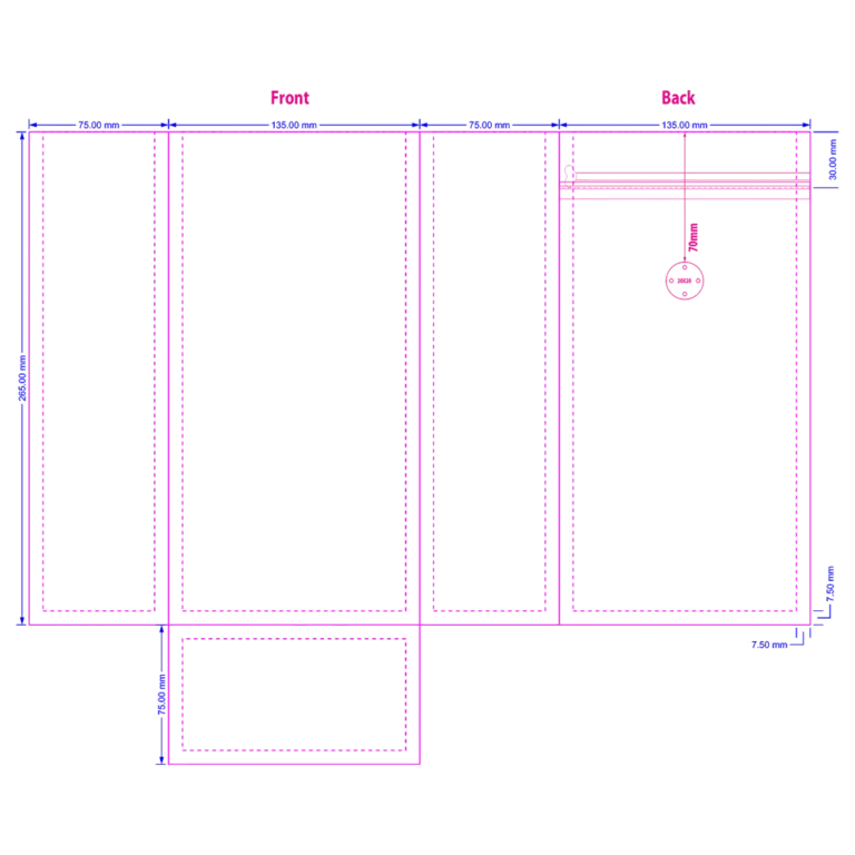 450 500g 16oz 1lb 13.5x26.5+7.5cm flat bottom coffee bag with pocket zipper and valve dieline