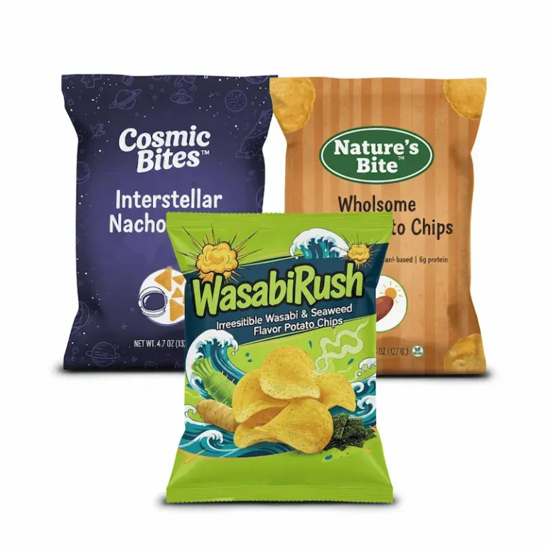custom potato chips packaging