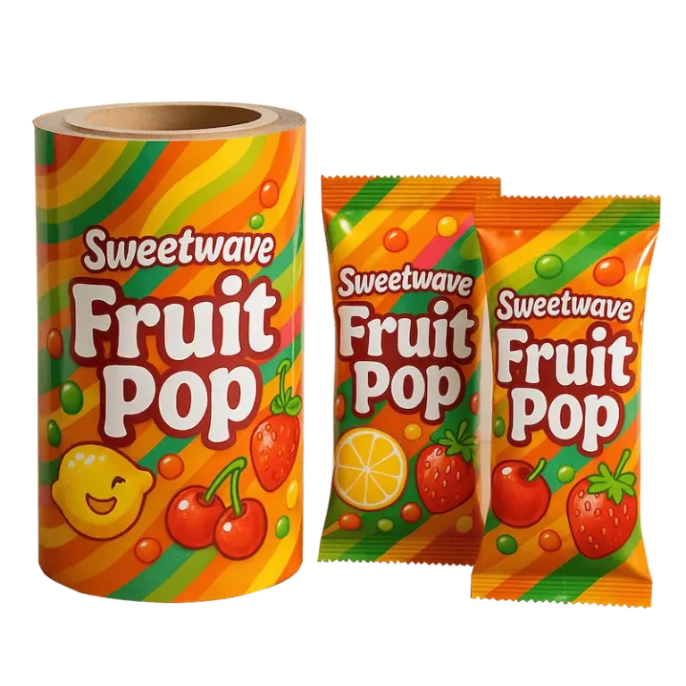 custom rollstock candy packaging