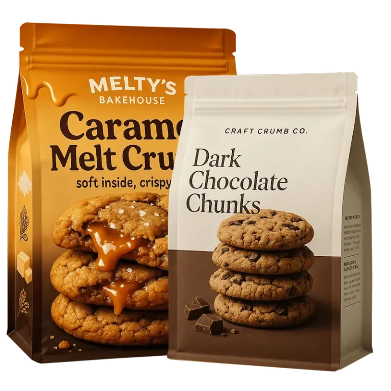 flat bottom cookie bags